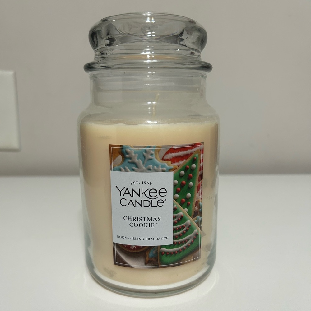 Yankee Candle Christmas Cookie‎ Jar - Cream